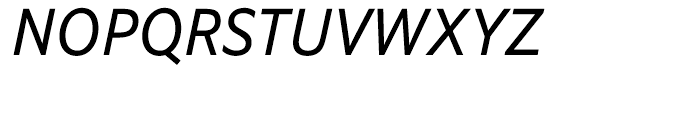 Equip Condensed Italic Font UPPERCASE