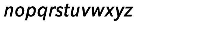 Equip Condensed Medium Italic Font LOWERCASE