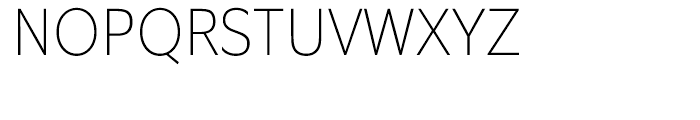 Equip Condensed Thin Font UPPERCASE