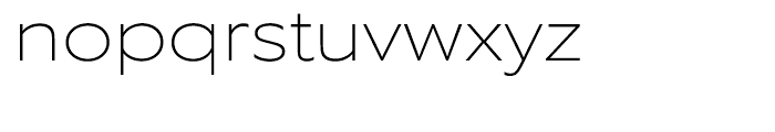 Equip Extended Thin Font LOWERCASE