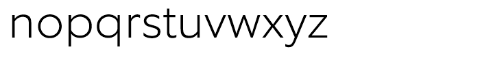 Equip ExtraLight Font LOWERCASE