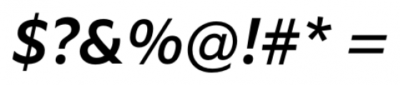 Equip Medium Italic Font OTHER CHARS