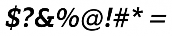 Equip Slab Medium Italic Font OTHER CHARS
