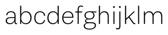 Equitan Sans Extra Light Font LOWERCASE