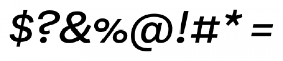 Equitan Sans Semi Bold Italic Font OTHER CHARS