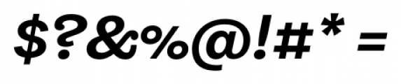 Equitan Slab Bold Italic Font OTHER CHARS