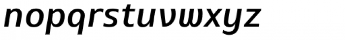 EQ Pro Medium Italic Font LOWERCASE
