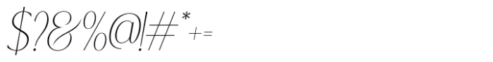 Equality Serif Italic Font OTHER CHARS