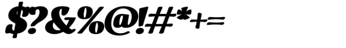 Equilibrium Serif Bold Italic Font OTHER CHARS