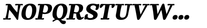 Equilibrium Serif Italic Font UPPERCASE