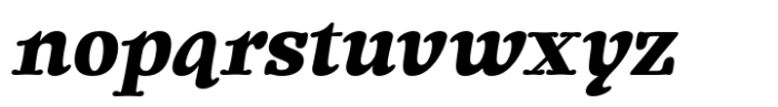 Equilibrium Serif Italic Font LOWERCASE