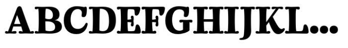 Equilibrium Serif Regular Font UPPERCASE