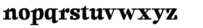 Equilibrium Serif Regular Font LOWERCASE