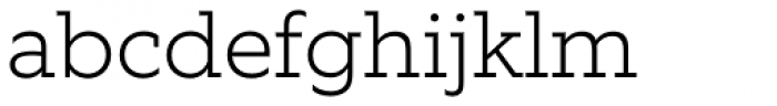 Equip Slab ExtraLight Font LOWERCASE