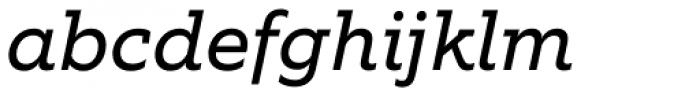 Equip Slab Italic Font LOWERCASE