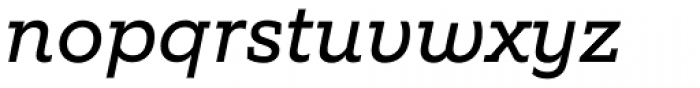 Equip Slab Italic Font LOWERCASE