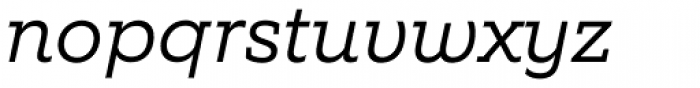 Equip Slab Light Italic Font LOWERCASE