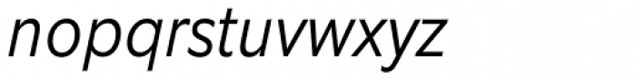 EquipCondensed Light Italic Font LOWERCASE