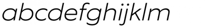 EquipExtended ExtraLight Italic Font LOWERCASE
