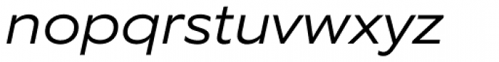 EquipExtended Light Italic Font LOWERCASE