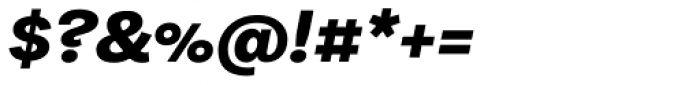 Equitan Sans Black Italic Font OTHER CHARS