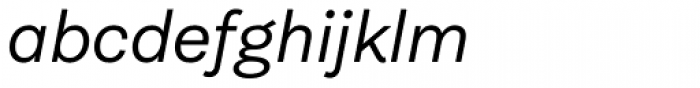 Equitan Sans Italic Font LOWERCASE