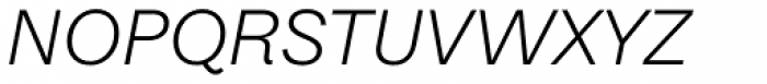 Equitan Sans Light Italic Font UPPERCASE