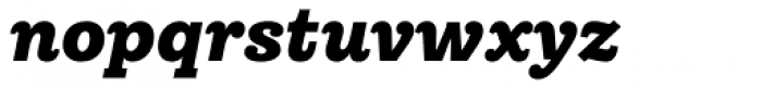 Equitan Slab Black Italic Font LOWERCASE