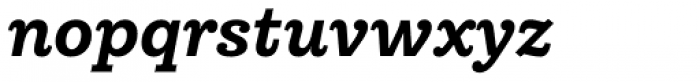 Equitan Slab Bold Italic Font LOWERCASE