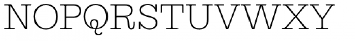 Equitan Slab Extra Light Font UPPERCASE