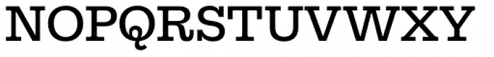 Equitan Slab Semi Bold Font UPPERCASE