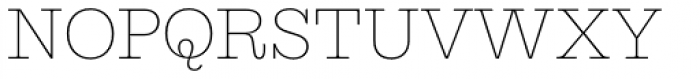 Equitan Slab Thin Font UPPERCASE