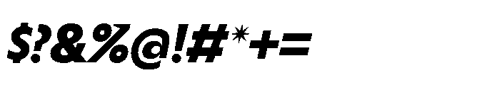 Equity Sans Alt Black Italic Font OTHER CHARS