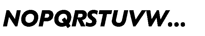 Equity Sans Alt Black Italic Font UPPERCASE