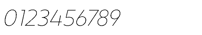 Equity Sans Alt Extralight Italic Font OTHER CHARS