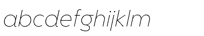 Equity Sans Alt Extralight Italic FONT