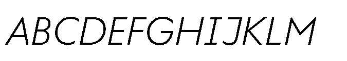 Equity Sans Alt Italic Font UPPERCASE