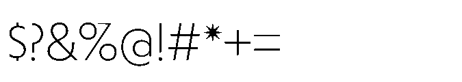 Equity Sans Alt Light Font OTHER CHARS