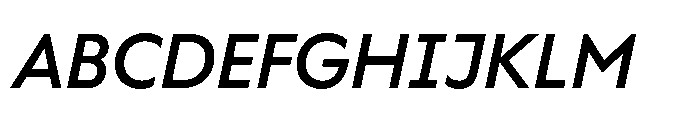 Equity Sans Alt Semibold Italic Font UPPERCASE