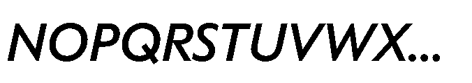 Equity Sans Alt Semibold Italic Font UPPERCASE