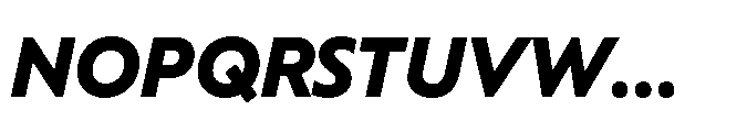 Equity Sans Black Italic Font UPPERCASE