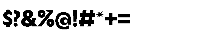 Equity Sans Black Font OTHER CHARS