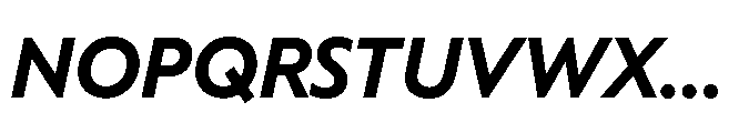 Equity Sans Bold Italic Font UPPERCASE