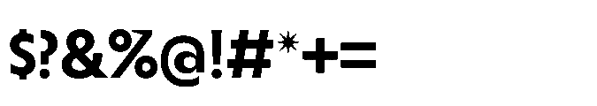 Equity Sans Bold Font OTHER CHARS