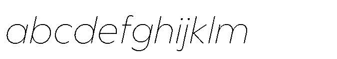 Equity Sans Extralight Italic FONT