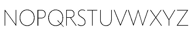 Equity Sans Extralight Font UPPERCASE