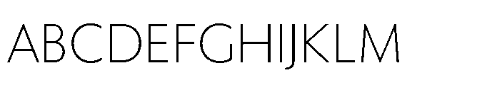 Equity Sans Light Font UPPERCASE