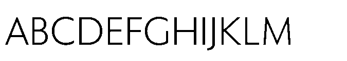 Equity Sans Regular Font UPPERCASE