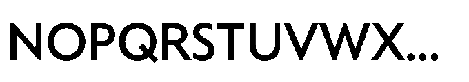 Equity Sans Semibold Font UPPERCASE