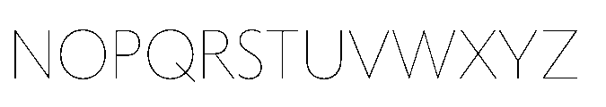 Equity Sans Thin Font UPPERCASE